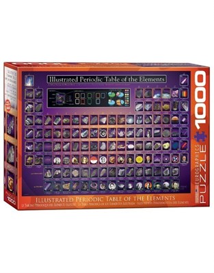 تصویر  پازل 1000 Illustrated Periodic Table of The Elements (6000-0258)