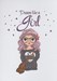 تصویر  دفتر A5 جلد سخت Dream like a girl