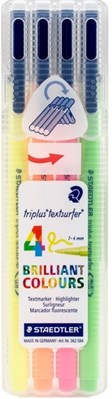 تصویر  ماژيك علامت‌گذار 4 رنگ تريپلاس (staedtler 362SB4)