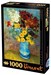 تصویر  پازل 1000 تكه flowers in blue vase (6916)