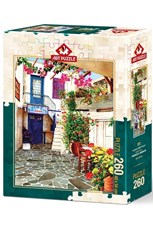 تصویر  پازل 260 Courtyard With Flowers (4581)