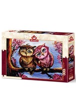 تصویر  پازل 1000 The Owls in Love (5211)
