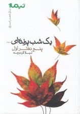تصویر  يك شب پرنده اي (پنج دفتر اول)