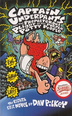 تصویر  The preposterous .../ Captain Underpants 8