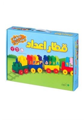 تصویر  آجره قطار اعداد