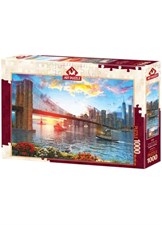 تصویر  پازل 1000 Sunset On New York (5185)
