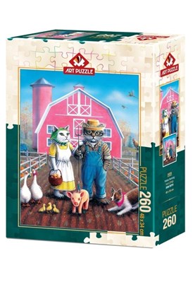 تصویر  پازل 260 Feline Farming (5028)