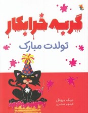 تصویر  گربه خرابكار تولدت مبارك