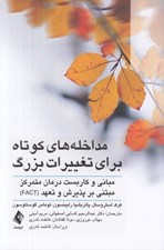 تصویر  مداخله هاي كوتاه براي تغييرات بزرگ (مباني و كاربست درمان متمركز مبتني بر پذيرش و تعهد FACT)