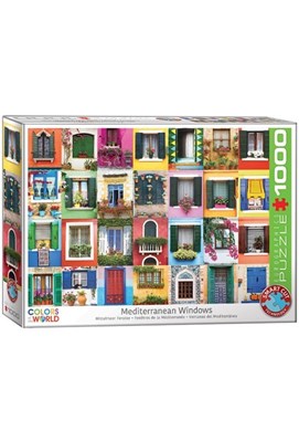 تصویر  پازل 1000 Mediterranean Windows
 (6000-5350)