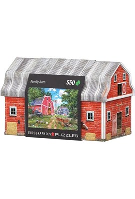 تصویر  پازل 550 Family farm tin (8551-5601)