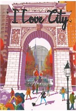 تصویر  دفتر خط دار (I LOVE CITY) كد 901