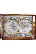 تصویر  پازل 1000 Antiqe World Map (6000-2006)