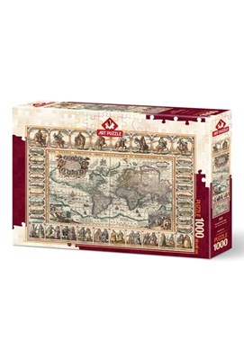 تصویر  پازل 1000 Ancient World Map (4584)