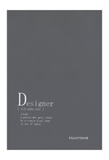 تصویر  دفتر كانسپت A5 طرح Designer (طوسي)