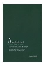 تصویر  دفتر كانسپت A5 طرح Architect (سبز)