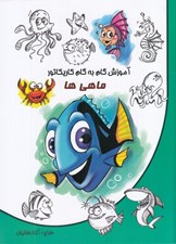 تصویر  آموزش گام به گام كاريكاتور ماهي ها