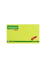 تصویر  استيك نوت 12.7*7.6 بي خط 100 برگ زرد fantastick