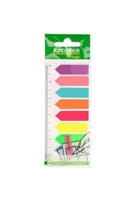 تصویر  استيك نوت فلش دار 12*4.5 بي خط 200 برگ fantastick