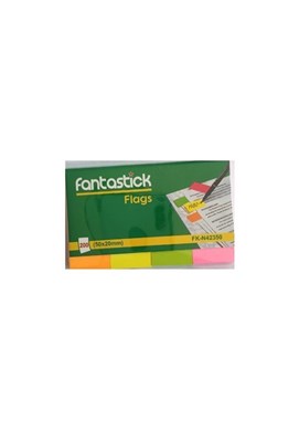 تصویر  استيك نوت 2*5 بي خط 200 برگ 4 رنگ fantastick