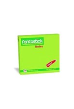 تصویر  استيك نوت 7.6*7.6 بي خط 100 برگ سبز fantastick