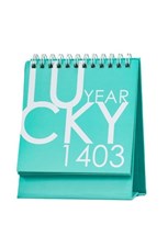 تصویر  تقويم روميزي 1403 الند (lucky year) آبي