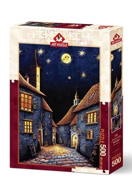 تصویر  پازل 500 Medieval Inn Night (5102)