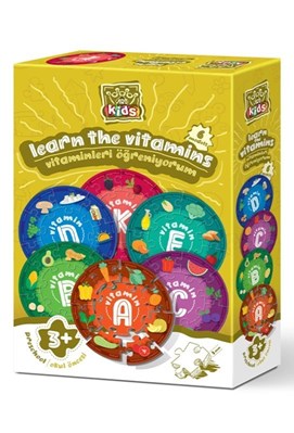 تصویر  پازل learn the vitamins (5833)
