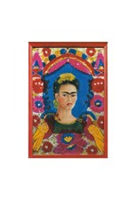 تصویر  كارت پستال فريدا كالو (خودنگاره در قاب)