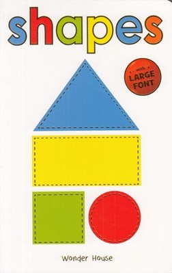 تصویر  Shapes Early Learning Board Book with Large Font