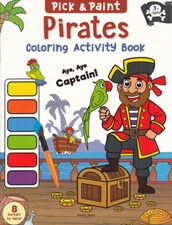 تصویر  Pirates (Pick and Paint Coloring Activity Book)