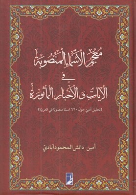 تصویر  معجم الااسما المنصوبه في الايات والاخبار الماثوره