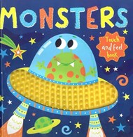 تصویر  Touch and feel Silicon Board Bookl - Monsters