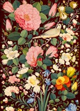 تصویر  پازل طرح گل و مرغ 500 تكه پلكسي (طرح 30103)