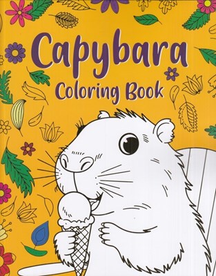 تصویر  رنگ‌آميزي capybara (کاپي بارا)