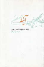 تصویر  آينه معني (تمثيل در بلاغت فارسي و عربي)
